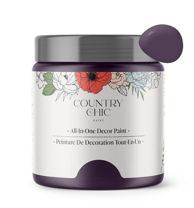 Country Chic Paint Chalk Style Paint - for Furniture, Home Decor, Crafts - Eco-Friendly - All-in-One - No Wax Needed (Pint (16 oz), Opulence) - Image 1