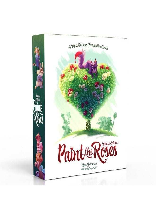 North Star Games Northstar Game Studio Paint The Roses Deluxe Board Game | Cooperative Strategy Game for Adults, Teens and Families | Alice in Wonderland Strategy Puzzle | Includes Escape The Castle | 2-5 Players - Image 1