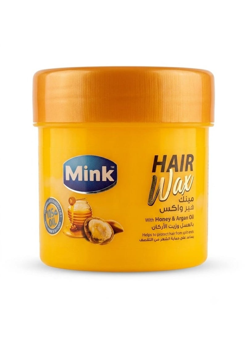 Mink Hair Wax Cream with Honey Extract, Argan Oil, and Wheat Germ Oil - 150 ml (Packaging design may vary - Image 1