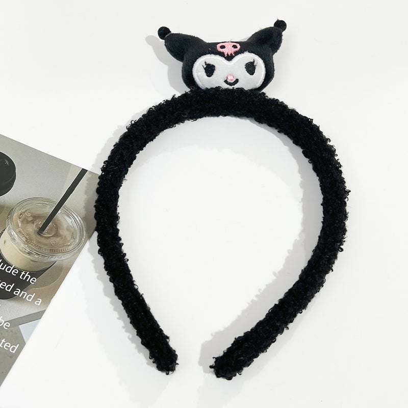 Generic Canyi Special Face Wash for Women 2024 New Autumn and Winter Headband Headband Cute Cartoon Plush Bear Kt Cat Headband G1059-2 culomi