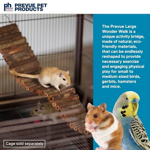 Prevue Pet Toy NAT Wonder Walk Bird Ladder, Large (62809),Brown - Image 2