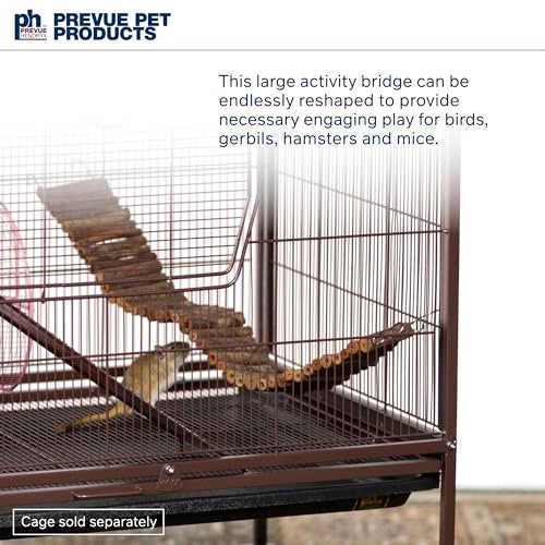 Prevue Pet Toy NAT Wonder Walk Bird Ladder, Large (62809),Brown - Image 5
