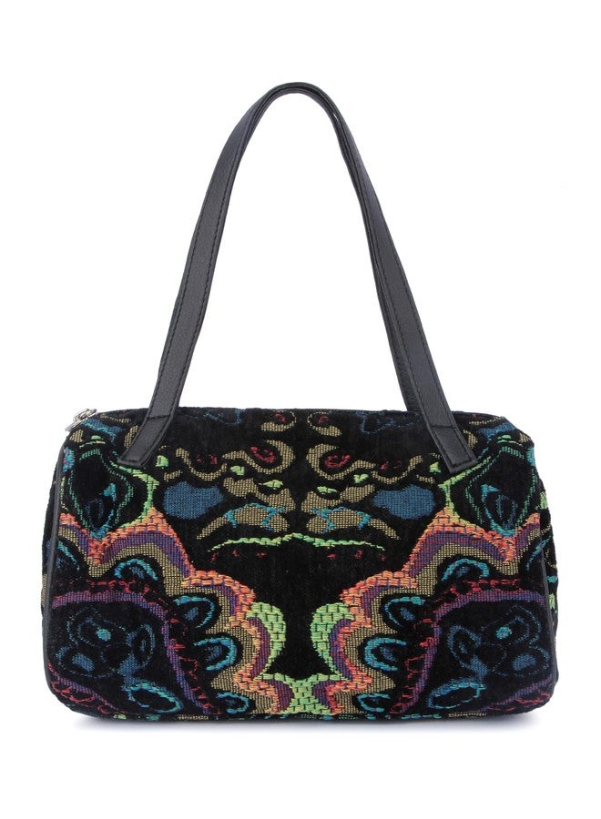 VASA Multicolour Handbag with Floral Pattern - Image 3