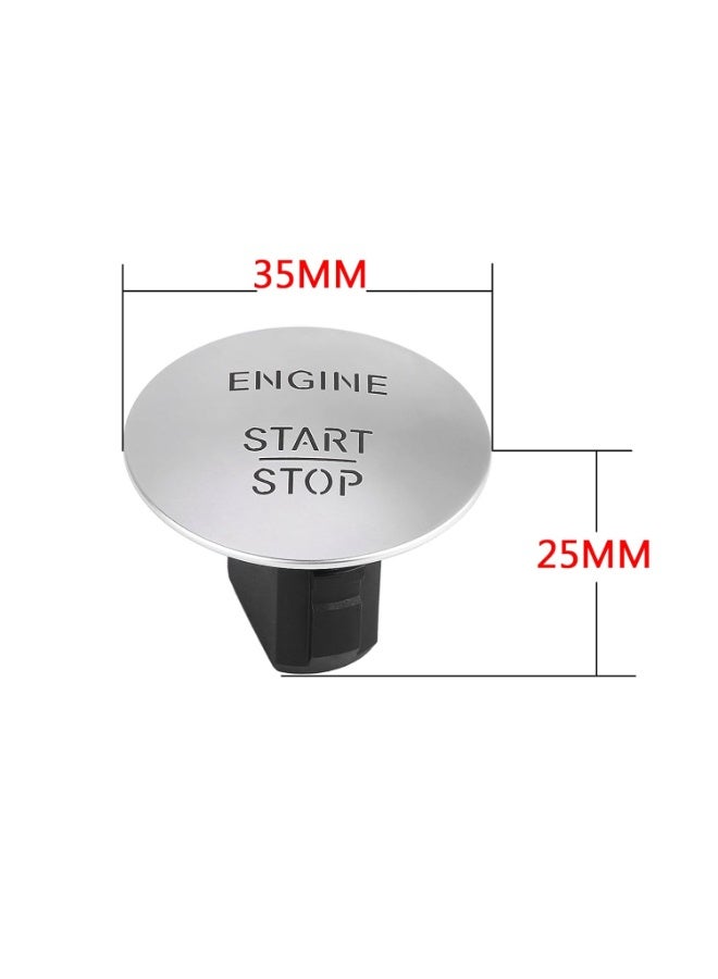KISSUN Engine Start Stop Button Switch for Mercedes Benz 2006-2020 B, C, CL, CLA, CLS, E, GL, GLA, GLC, GLE, GLK, GLS, ML, R, S, SL, SLC, SLK Series 2215450714. - Image 4