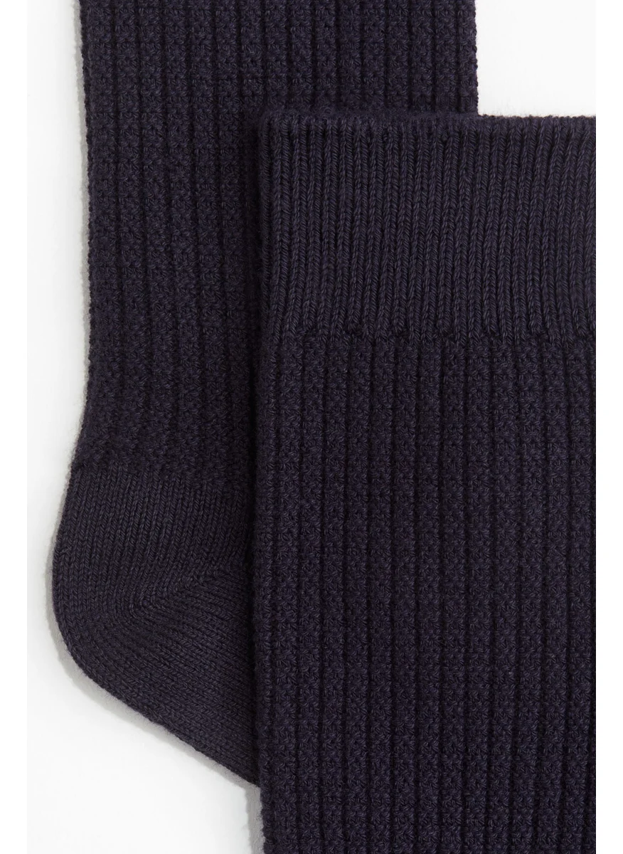 H&M Waffled Socks