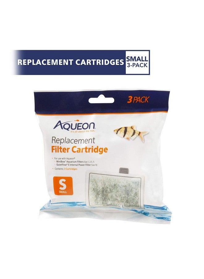 Aqueon Aquarium Fish Tank Replacement Filter Cartridges Small - 3 pack - Image 1