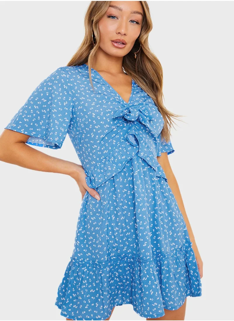 In the style Ditsy Floral Mini Dress