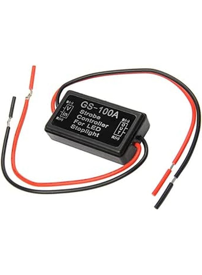 وحدة وميض ضوء الفرامل جهاز تحكم LED Strobe للسيارة والدراجة النارية والدراجة - Image 1