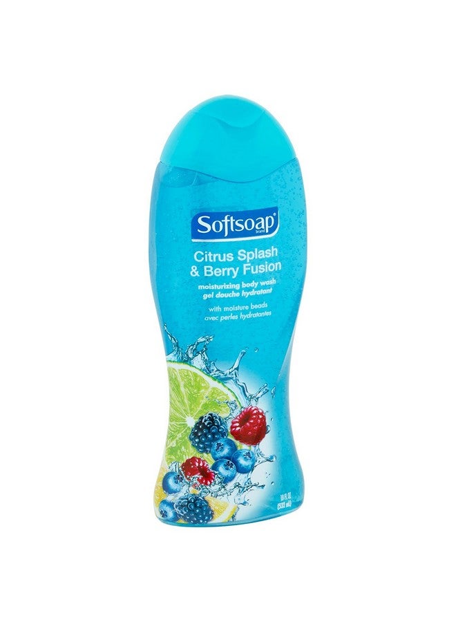 Softsoap Moisturizing Body Wash Citrus Splash & Berry Fusion Net Wt. 18 Fl Oz (532 Ml) Per Bottle Pack Of 3 Bottles - Image 3