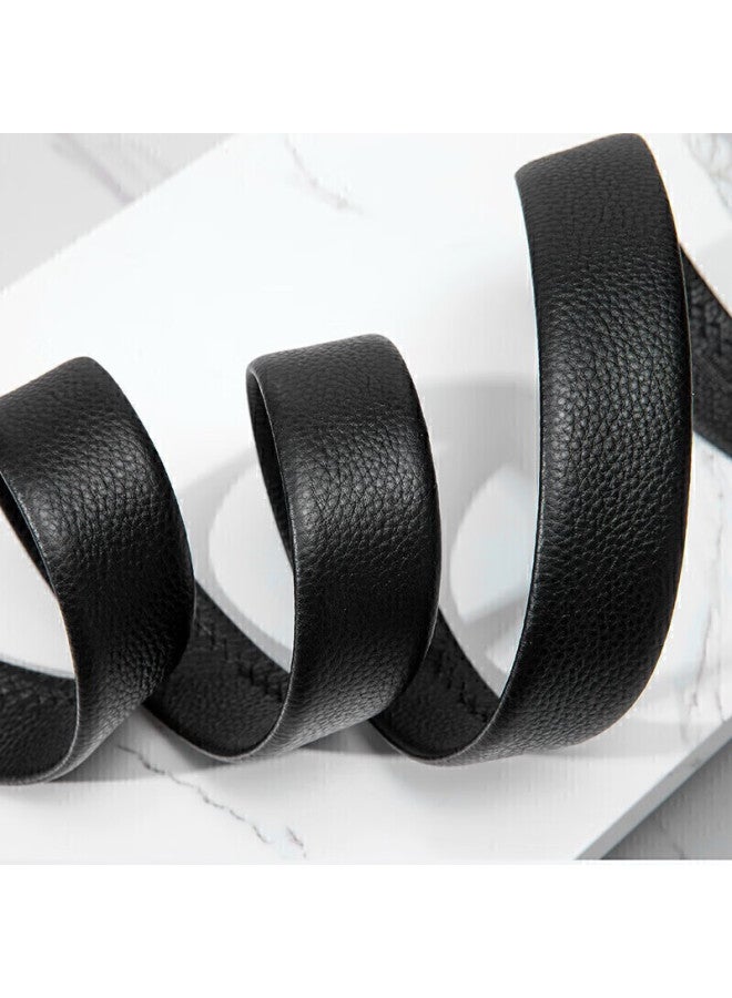 Aokang Belt Without Buckle, Men's Top-grain Leather Belt, Automatic Buckle Waistband, Belt Without Buckle, Birthday Gift - Image 5