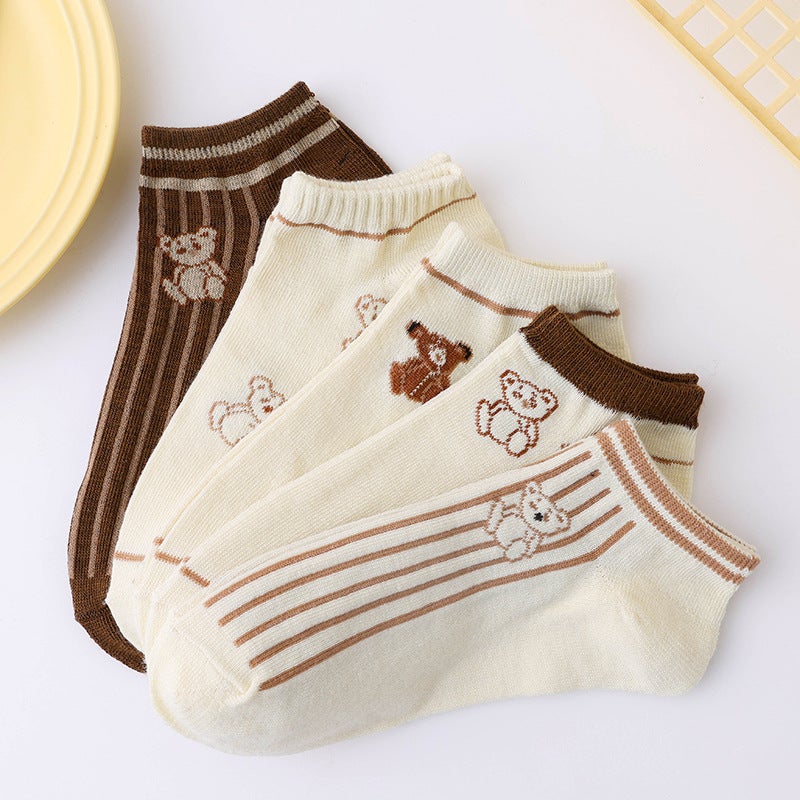 Manufacturer Socks For Men And Women, Boat Socks For All Seasons, Korean Version, Versatile Boat Socks, Short Casual Low-Cut Sports Student Socks - Image 5