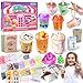 Trubic Miniature Cafe Boba Tea Slime Kit for Kids 53PCS Mini Dessert Cup Slime Making Kit Kitchen DIY Pretend Play Food Toys Party Goodie Bag Stuffers for Girls Ages 4 5 6 7 8 9 10 - Image 2