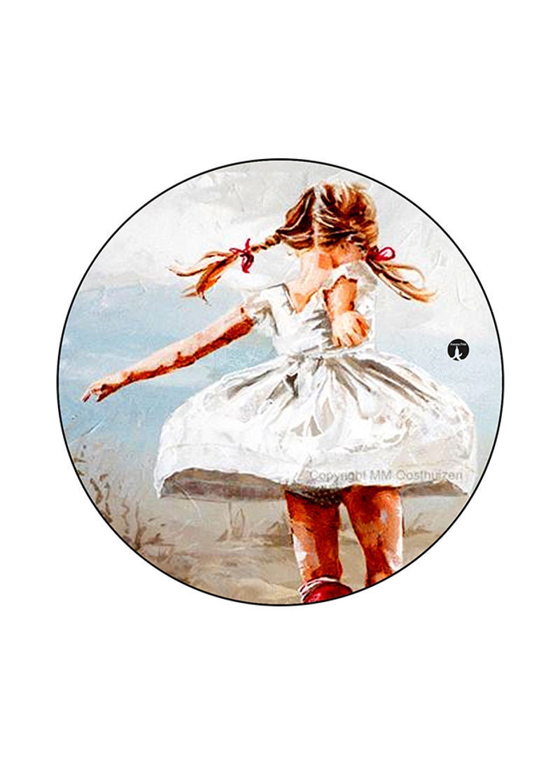 RKN Printed Round Mouse Pad Multicolour