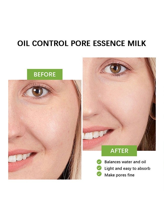 lakerain Oil Control Pore Essence Milk- Pore Refiner Cream, Moisturize the Skin, Hide Pores, And Brighten Pre-Makeup Base 30ml  - Image 5