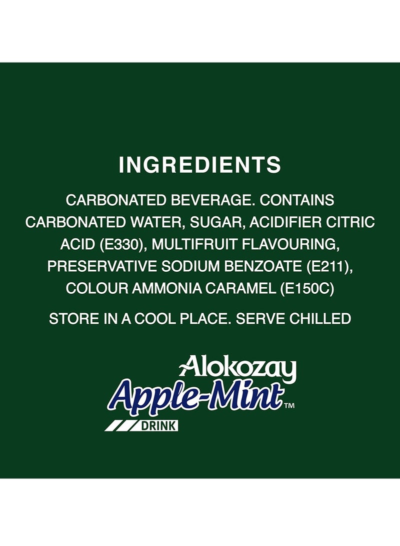 Alokozay Apple And Mint Soft Drink Cans 6 x 250ml - Image 2