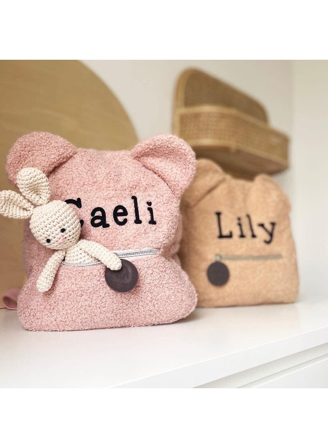 أرنب كروشيه مصنوع يدويًا، دمية أرنب محبوكة وناعمة للأطفال الرضع وحديثي الولادة والصغار، لعبة طبيعية، أميغورومي، إكسسوارات تصوير لحديثي الولادة، أرنب صغير محشو. - Image 3