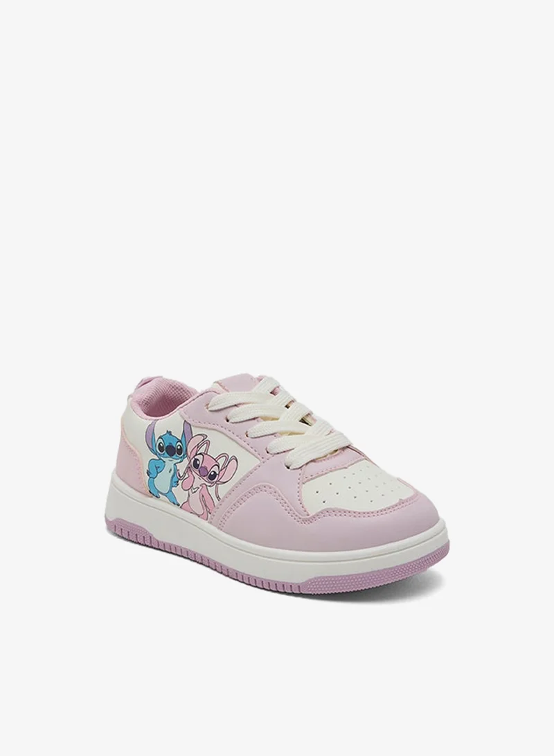 أر أند بي Stitch Print Lace Up Sneakers