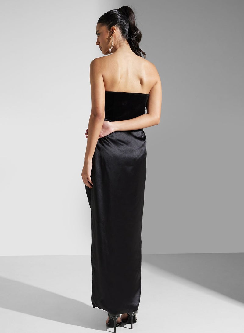 True Decadence Velvet Bodice Dress  - Image 2