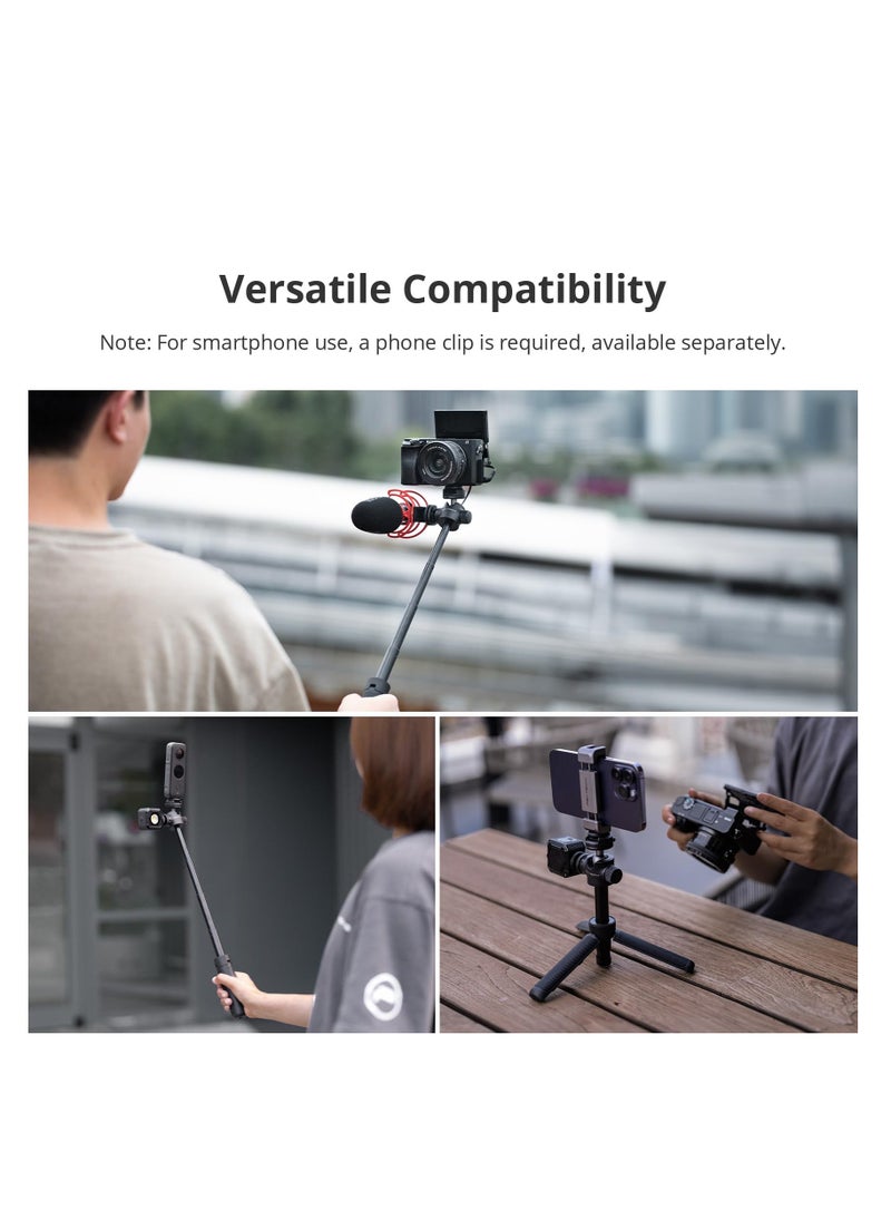 Excefore - Action Camera Extension Pole Tripod with Quick-Release Design, Flexible Small Tripod Travel for OSMO Action 4 3 2, OSMO Pocket 2, Gopro Hero 11 10 9 8, ONE RS R X3, XiaoYi, Feiyu Action Camera - Image 1