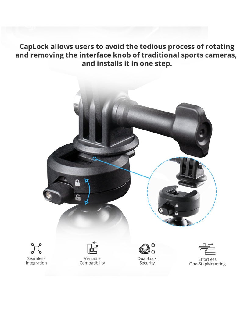 Excefore - Action Camera Extension Pole Tripod with Quick-Release Design, Flexible Small Tripod Travel for OSMO Action 4 3 2, OSMO Pocket 2, Gopro Hero 11 10 9 8, ONE RS R X3, XiaoYi, Feiyu Action Camera - Image 1