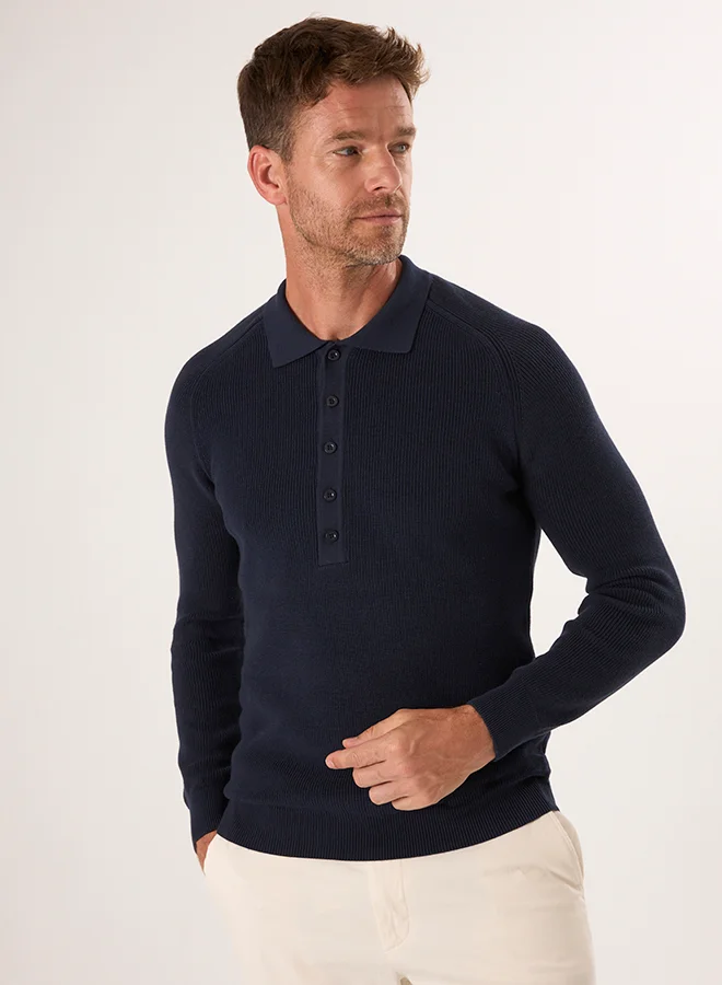 فيليكس هاردي Polo Neck Buttoned Pullover