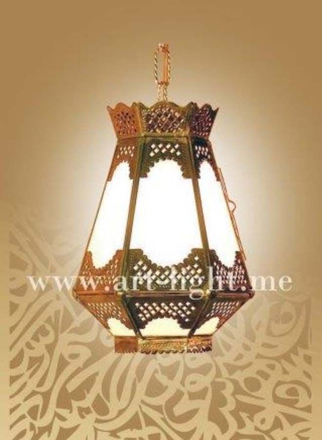 Art Light Decorative Brass Lantern - Image 1