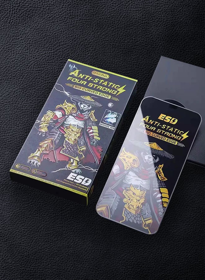 MiOne Full Screen Protector 6.7 Inch HD Glass Film for iPhone 14 Plus Clear - Image 1