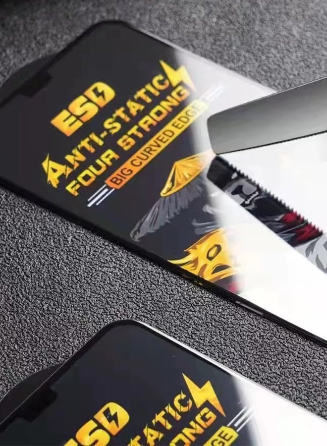 MiOne Full Screen Protector 6.7 Inch HD Glass Film for iPhone 14 Plus Clear - Image 4