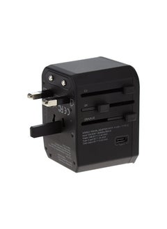 General Universal Travel Adapter with 4 Ultra-Fast USB Port and 1 Ultra-Fast USB Type C Port and Power Socket Worldwide Plugs UK EU US AU Auto Switch  - Image 2