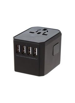 General Universal Travel Adapter with 4 Ultra-Fast USB Port and 1 Ultra-Fast USB Type C Port and Power Socket Worldwide Plugs UK EU US AU Auto Switch  - Image 3