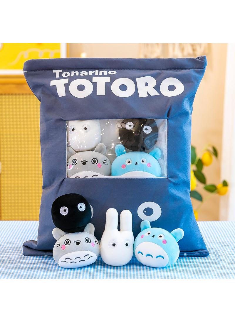 general Lovely Snack Pillow Stuffed Animal Toys Pudding Decorative Removable Totoro Dolls Creative Toy Gifts For Teens Girls Kids - Image 1