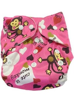 Chinmay Kids Baby Cloth Diaper Pants Adjustable Reusable Washable Printed Button Diaper For Babies;Infants;Toddlers (Age 0 To 2 Years) (Pinknavy Blue)  - Image 3
