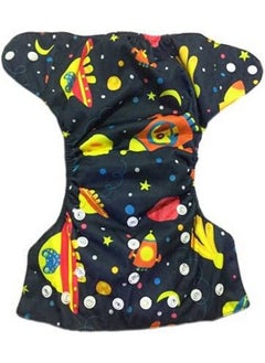 Chinmay Kids Baby Cloth Diaper Pants Adjustable Reusable Washable Printed Button Diaper For Babies;Infants;Toddlers (Age 0 To 2 Years) (Pinknavy Blue)  - Image 4