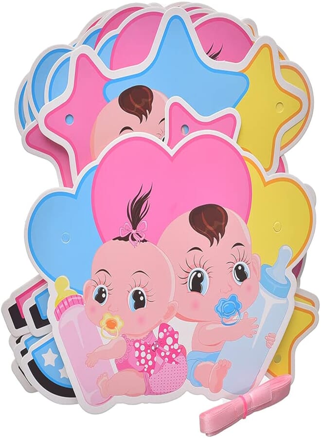 Generic Party Banner With Babies Design For Party Decoration - Multi Color 