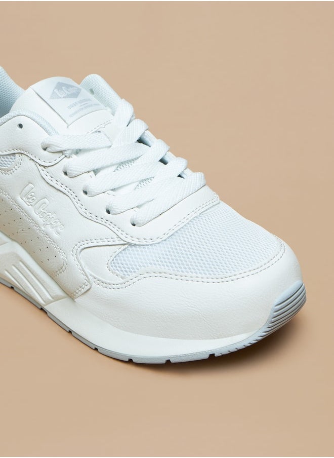 Lee Cooper - Women's Panelled Low Ankle Lace-Up Sneakers - Image 1