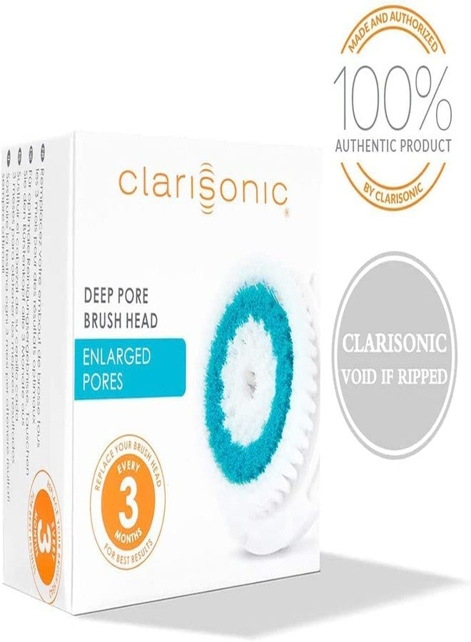Clarisonic Brush Head Replacements | Compatible with Mia 1, Mia 2, Mia Fit, Alpha Fit| Verified by Transparency, Deep Pore, (4 Count (Pack of 1)) - Image 2