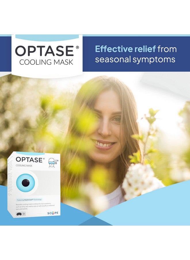 Optase Cooling Gel Eye Mask For Seasonal Inflammation Relief With Hydrocool Technology Cold Eye Compress For Puffy Eyes Symptom Relief Eye Gel Mask For Dry Eyes - Image 3
