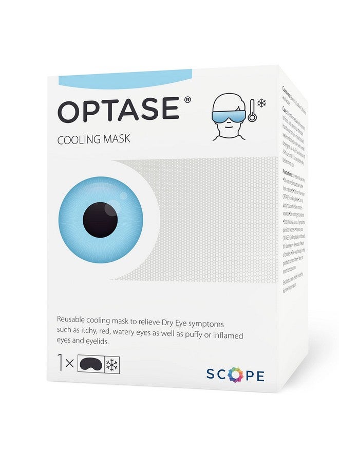 Optase Cooling Gel Eye Mask For Seasonal Inflammation Relief With Hydrocool Technology Cold Eye Compress For Puffy Eyes Symptom Relief Eye Gel Mask For Dry Eyes - Image 1