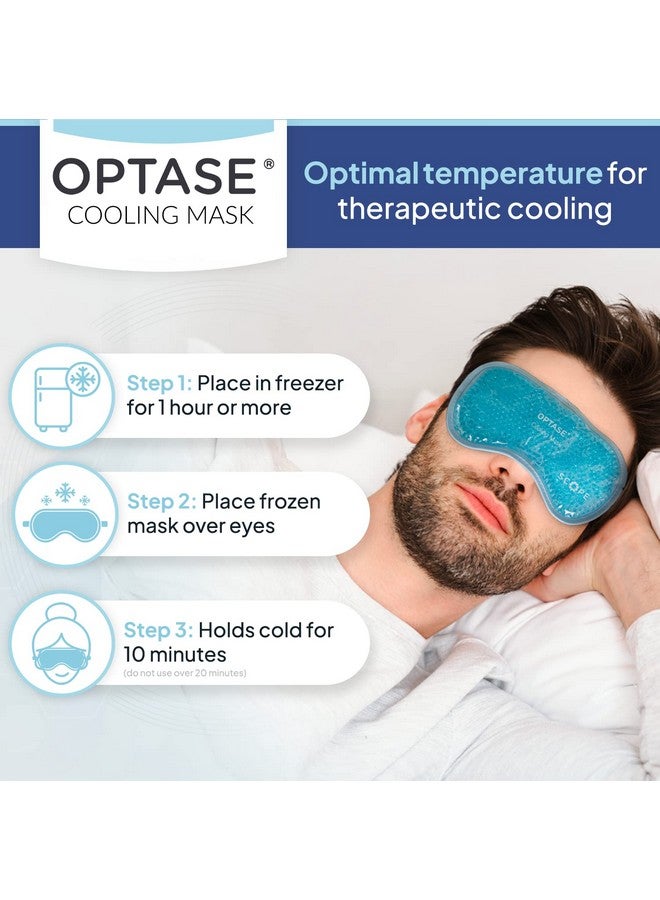 Optase Cooling Gel Eye Mask For Seasonal Inflammation Relief With Hydrocool Technology Cold Eye Compress For Puffy Eyes Symptom Relief Eye Gel Mask For Dry Eyes - Image 5