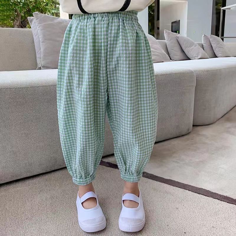 Boys' Holiday Sunscreen Pants Children's Vintage Floral Summer All-match Anti-mosquito Pants Summer Printed Mid-waist Beach Pants - Image 2