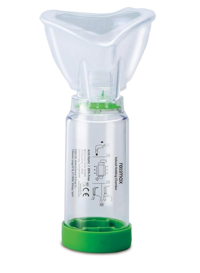 Rossmax Aerospacer - Valved Holding Chamber (Large Mask) - Image 1