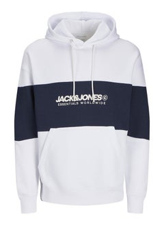 JACK & JONES Graphic Print Pocket Detait Pull Over Hoodie  - Image 5