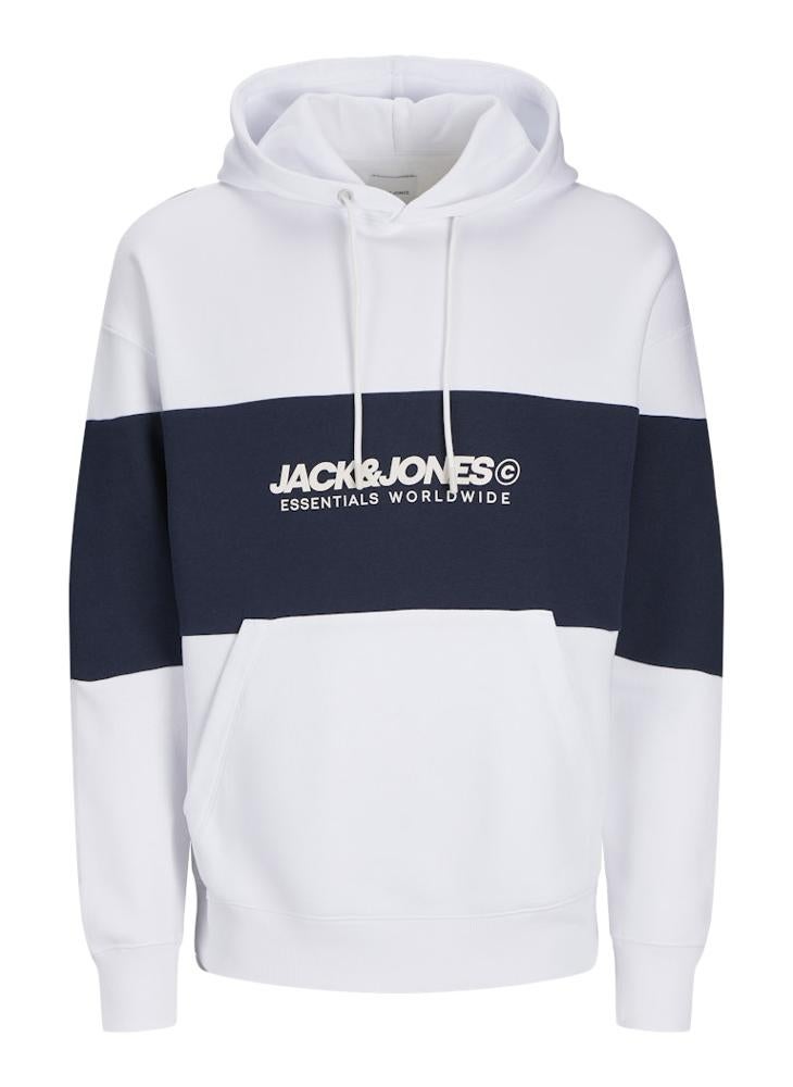 JACK & JONES Graphic Print Pocket Detait Pull Over Hoodie  - Image 5