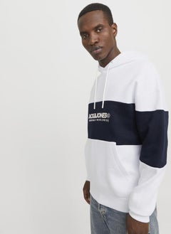 JACK & JONES Graphic Print Pocket Detait Pull Over Hoodie  - Image 3