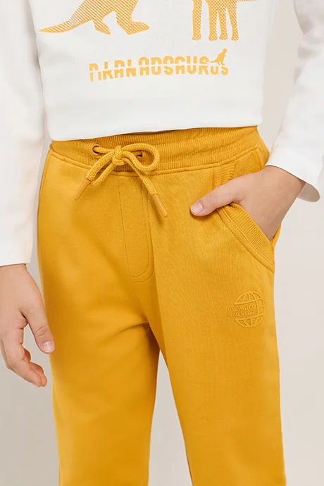 R&B Print Detail Joggers With Drawstring Waist
