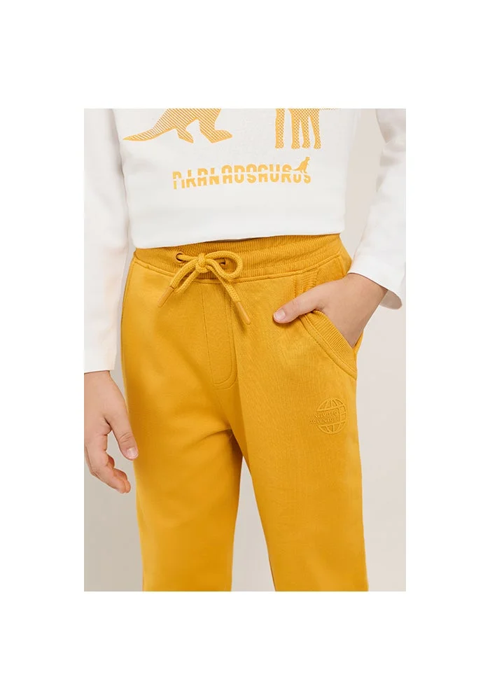 R&b Print Detail Joggers With Drawstring Waist