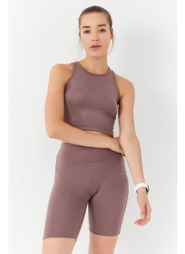 Tommy Life Violet Women's High Waist Slimming Crop Biker Leggings Set - 95302  - Image 1