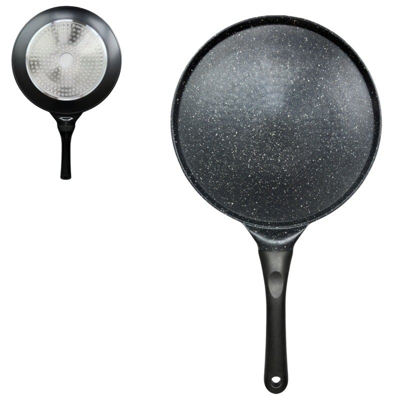 Aluminum Alloy Multi-Hole Egg Frying Pan – Non-Stick Barbecue Plate 27cm - Image 1