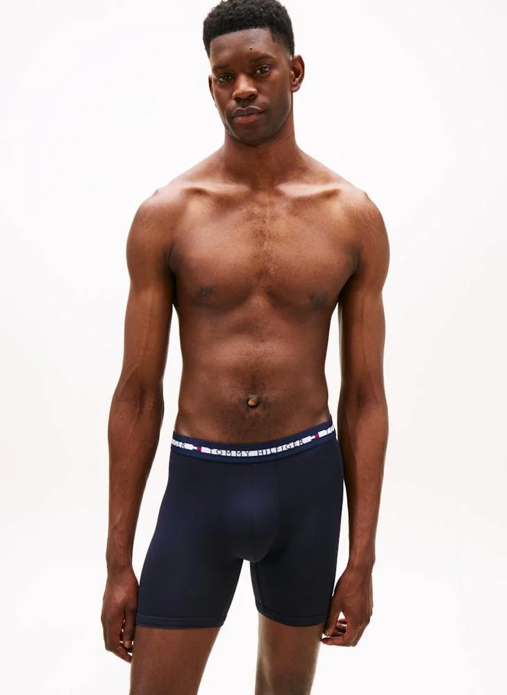 تومي هيلفيغر 3-Pack Signature Repeat Logo Waistband Trunks