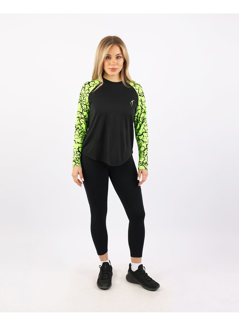 أتوم Crew Neck Long Sleeve Sports Top - Image 1